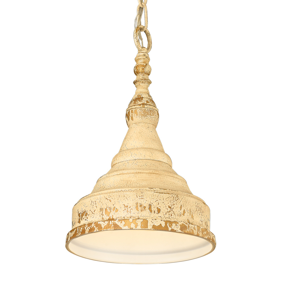 Wry Lighting Wellsly 1-light Pendant in Aged Tuscan Stone